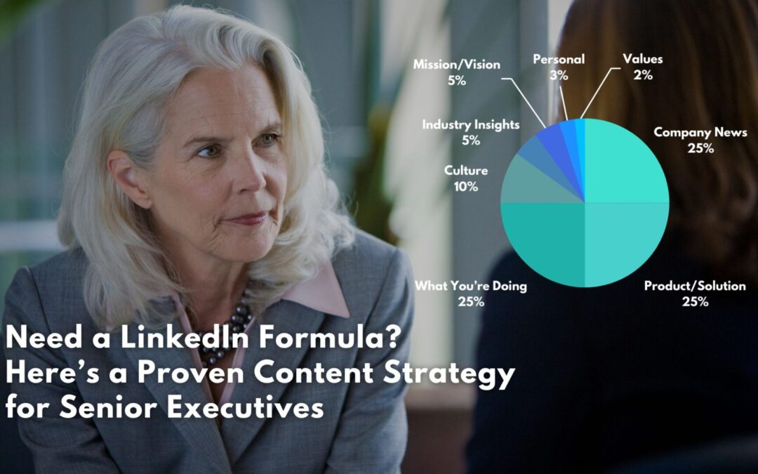 Need a LinkedIn Formula? Here’s a Proven Content Strategy for Senior Executives