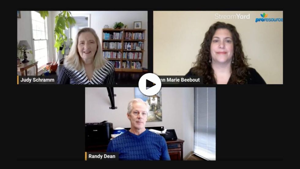 linkedin live Executive Job Search with Randy Dean, Judy Schramm, and Ann Marie Beebout