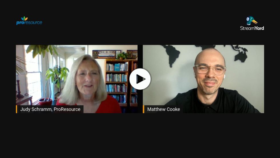 linkedin live Get Comfortable Raising Your Visibility with Matthew Cooke and Judy Schramm