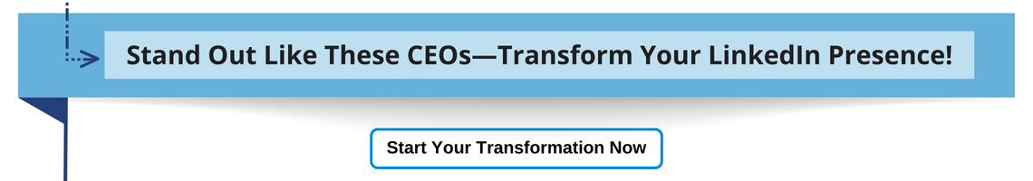 call to action banner transform your linkedin presence for ceos